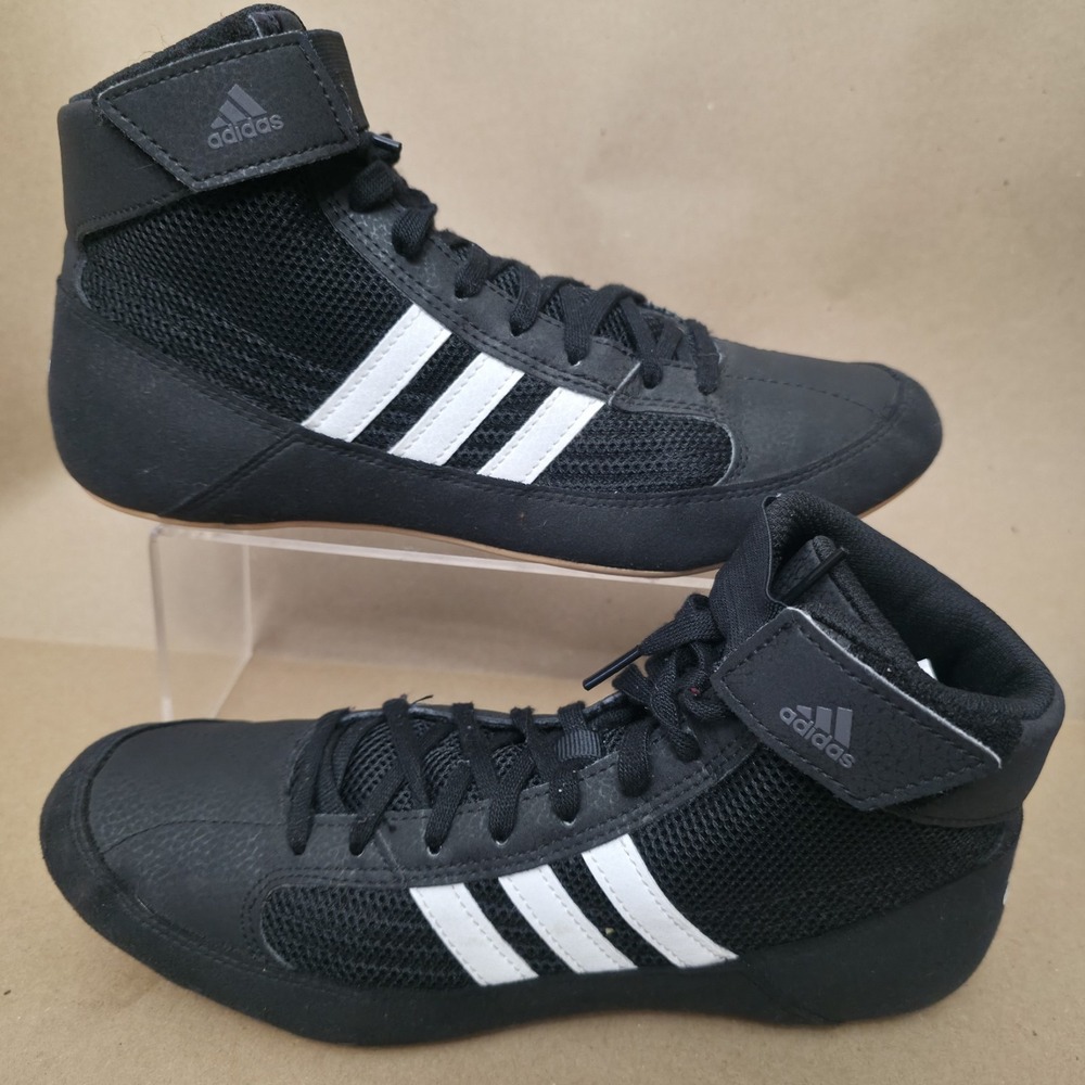 Adidas Havoc 2 Mens Size 8 Black White Athletic Wrestling Shoes Sneakers